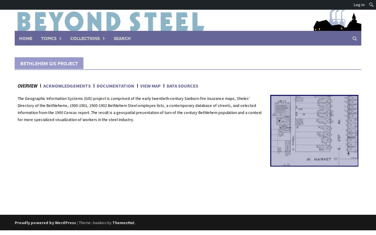 Northampton County city directory addresses mapped by Beyond Steel