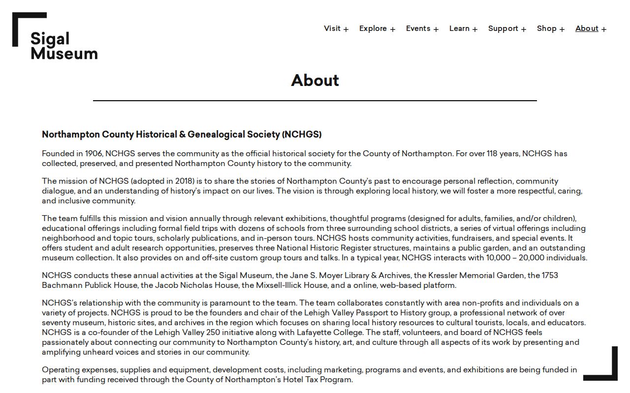 Northampton County city directory historical society and archive holdings