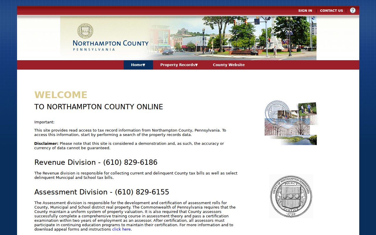 Northampton County residents directory assessment data search